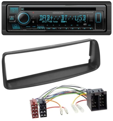 Kenwood Bluetooth DAB CD MP3 USB Autoradio für Peugeot 206 (ab 1998) - Bild 1 von 4