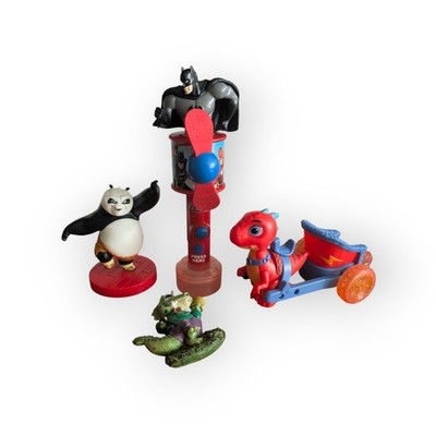 Batman Fan Toy + Kung Fu Panda + Dino Ranch + Figur Anhänger / Konvolut Set
