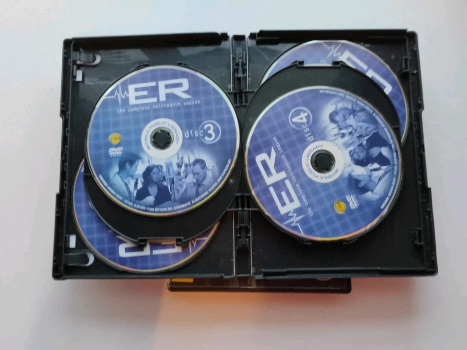 ER: The Complete Series DVD Seasons 13 , 14 , 15 Only Ex Library Copy  - Image 4 of 4