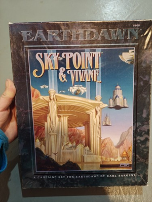 #ad FASA Earthdawn Sky Point Vivane Campaign Box Set 6108 By Carl Sargent $35.00