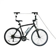 Heavy Duty Bike Lift Hoist For Garage Storage 100 LB Mountain Bicycle