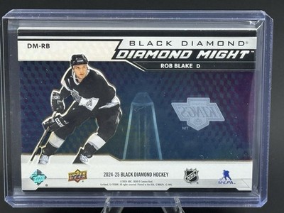 2024 25 Upper Deck Black Diamond   Diamond Might #DM RB   Rob Blake (30/99)
