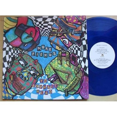 MORE FIENDS YO ASPHALT HEAD (BLUE) LP 1990 blue vinyl