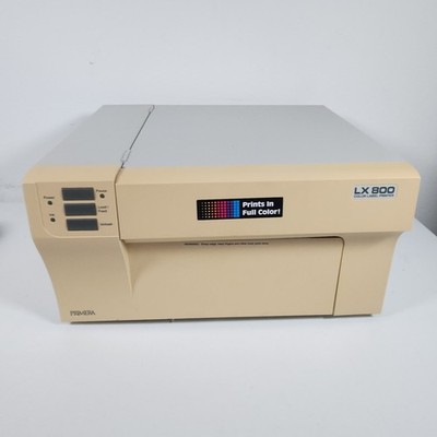 Untested   Primera LX800 Wide Format Color Label Inkjet Printer No Power Cable 