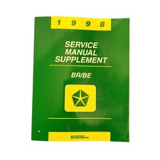 1998 Dodge Ram 1500 2500 3500 Br Be Service Manual Supplement Oem