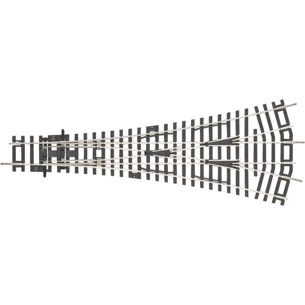 Aiguillage triple H0 Piko Voie A haute précision mécanique pour modélisme ferroviaire