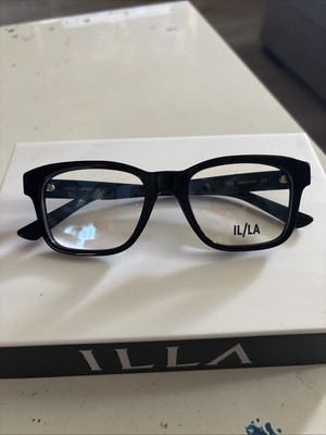 ILLA EYEGLASSES FRAMES ONLY/ CORRADO 51/19/135 BLACK