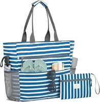Strandtasche Xxl Familie Mit ReißVerschluss, Groß Strandtasche Mit ReißVerschlus