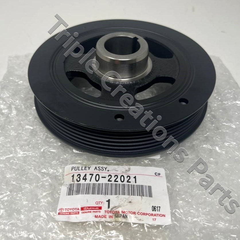 Genuine 1347022021 Toyota Pulley Crankshaft Assy 1Zzfe 13470-22021