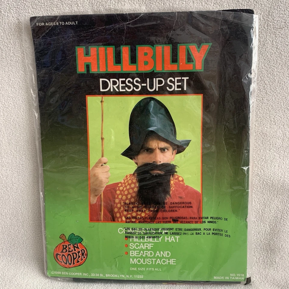 Винтажный Ben Cooper Hillbilly костюм один размер новый - Изображение 3 из 4