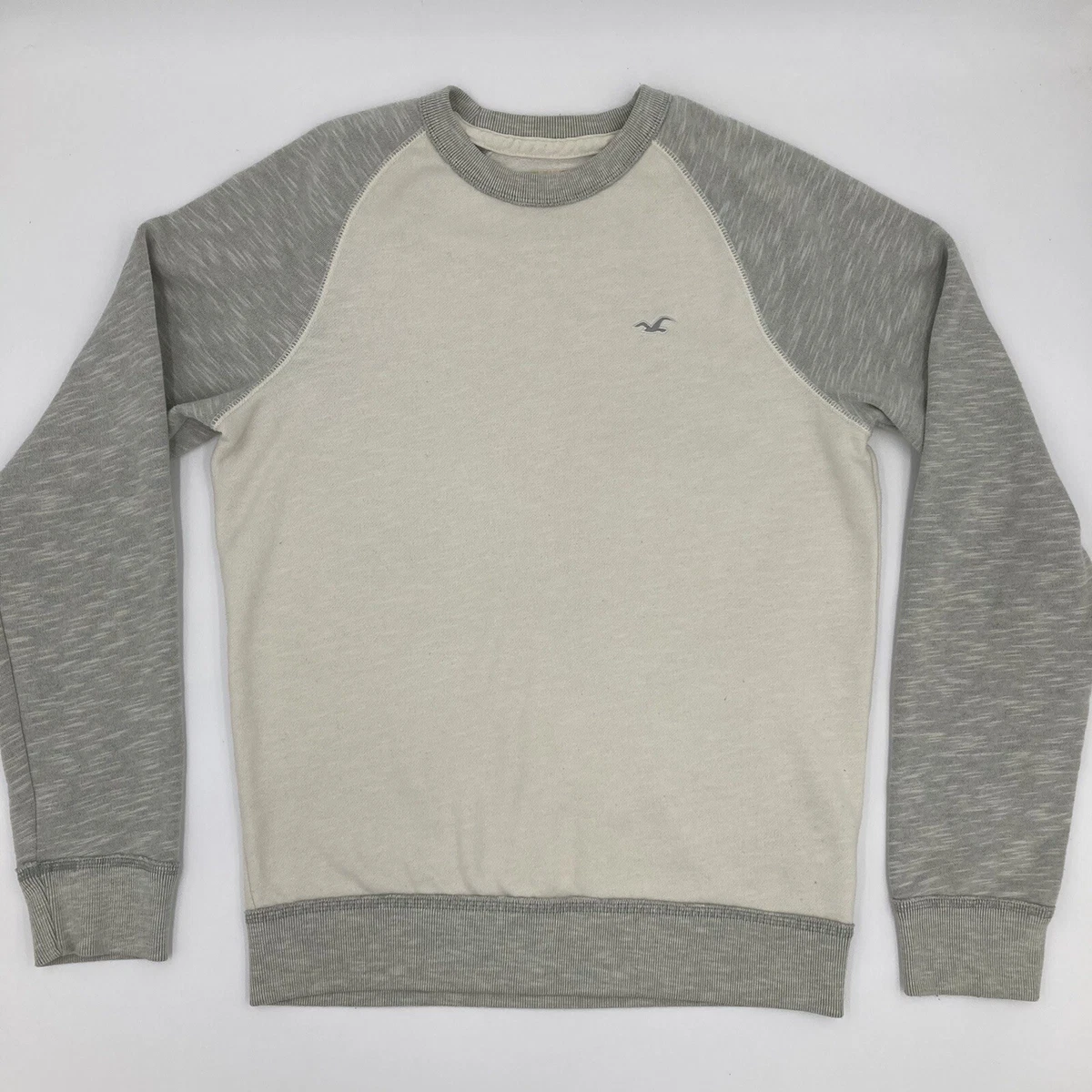 HOLLISTER California Mens JUMPER Top SIZE S Blue Long Sleeve Tee Top SMALL