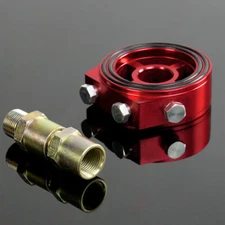 Fit For Car Sport JDM Aluminum Oil/Gauge Filter Sandwich Adapter Plate Kit USA
