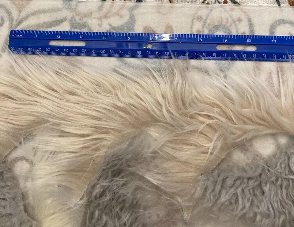 Faux Fur Mixed Colors Scrap Bag Irregular Pieces, craft supplies 50 Pieces - Image 3 of 4