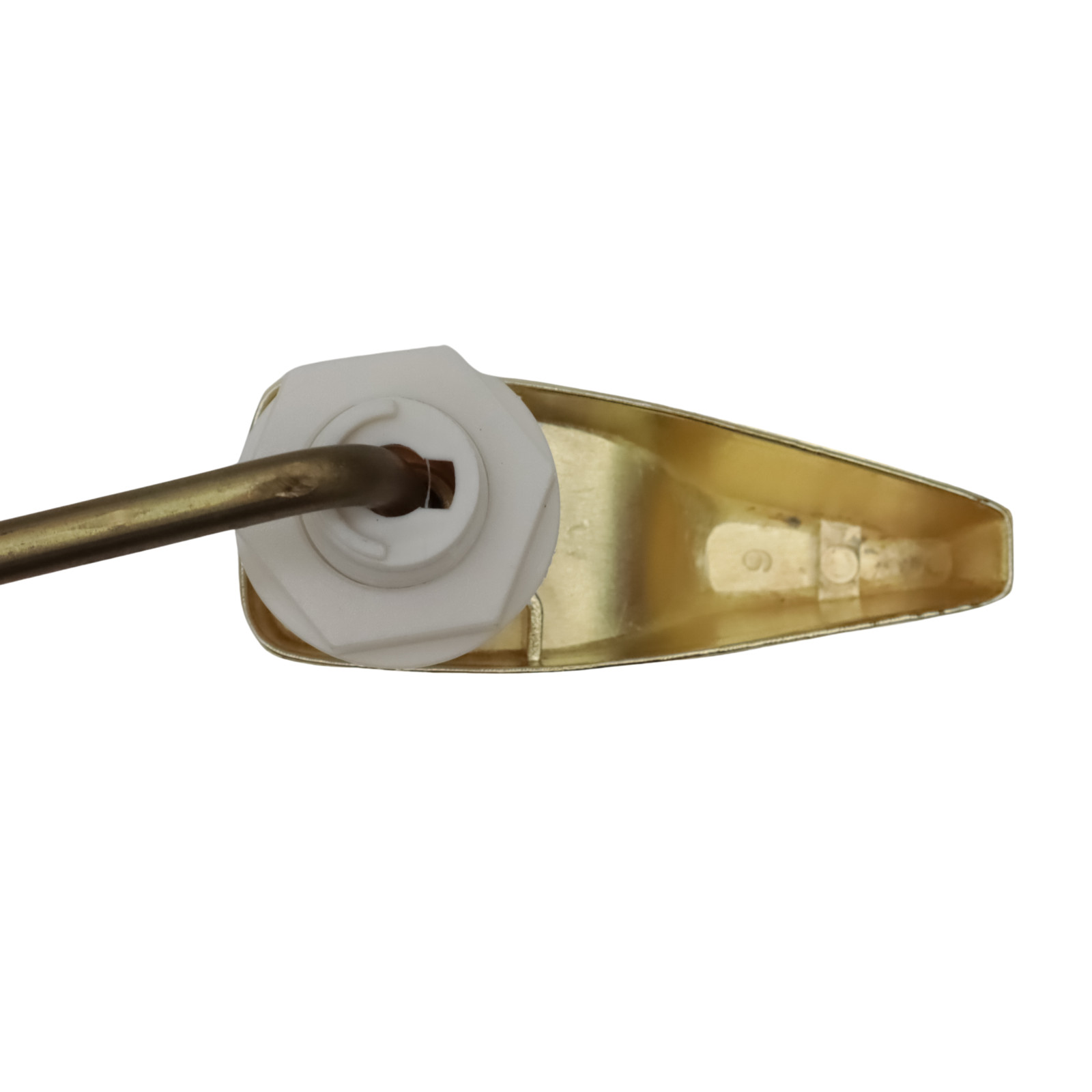 Mansfield 10-1/2" Flush Lever – Polished Brass Toilet Handle Replacement