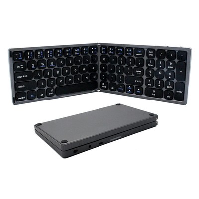 Faltbare Bluetooth-Tastatur mit Zehnertastatur in voller Größe kabellos