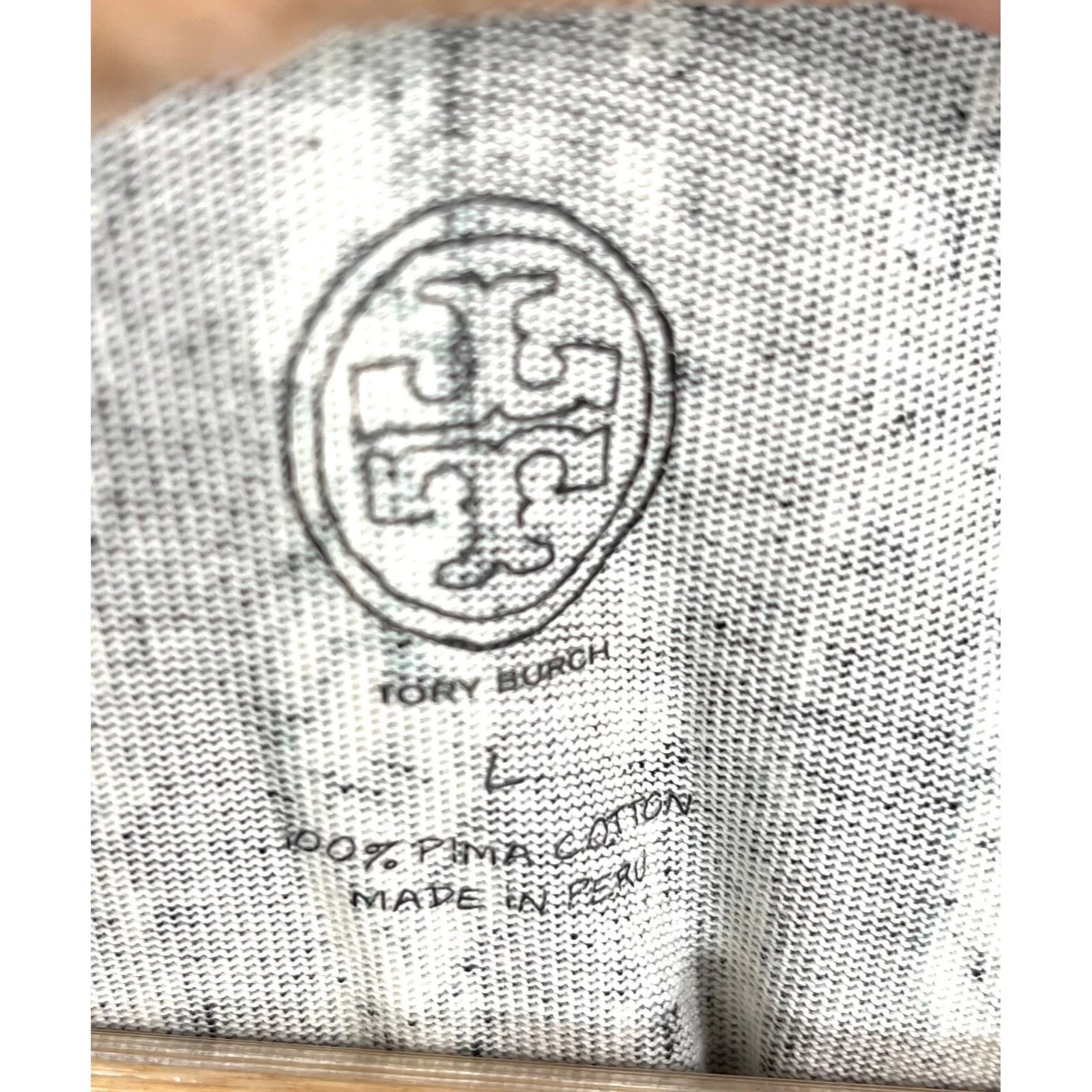 Abito camicia bianco e nero Tory Burch Bagalona taglia L