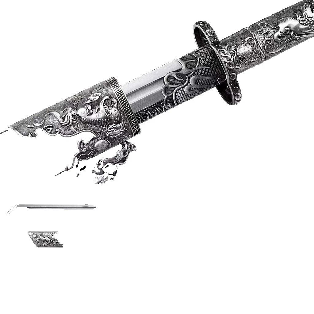 Black Wood Handle Straight Collectible Swords & Sabers