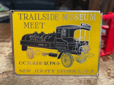 Vintage 1965 Woolley Fuel Co Oil Maplewood, New Jersey Car Show