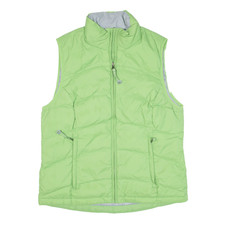 Ll Bean Insulated Puffer Gilet Green Womens S
