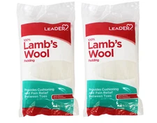 Leader 100% Lambs Wool Padding, Provides Cushioning Between Toes 3/8 oz , 2 Pack