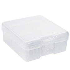 Hard Plastic Large Battery Storage Box Holder Organizer Container for AAA AA