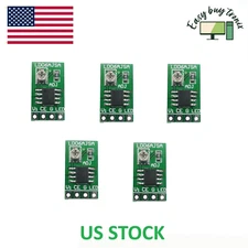 5Pcs DC 3.3V 3.7V 5V LED Driver 30-1500MA Constant Current Adjustable Module PWM