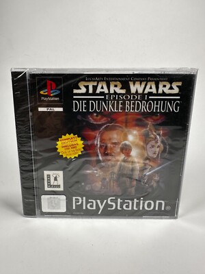 Star Wars Episode I Die Dunkle Bedrohung | PS1 | NEW & SEALED | Wata- VGA-ready