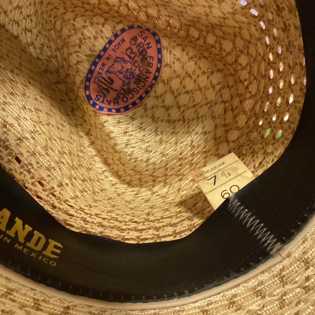 Vintage Rio Grande San Francisco Hats Chihuahua Mexico 