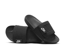 NIKE OFFCOURT ADJUST SLIDE BLACK SPORT SANDALS DQ9624-001 MENS SIZE 10