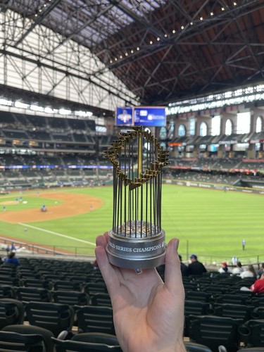 Texas Rangers World Series Trophy SGA | eBay
