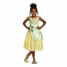 DISNEY PRINCESS GIRLS TIANA CLASSIC PRINCESS COSTUME, 4-6X