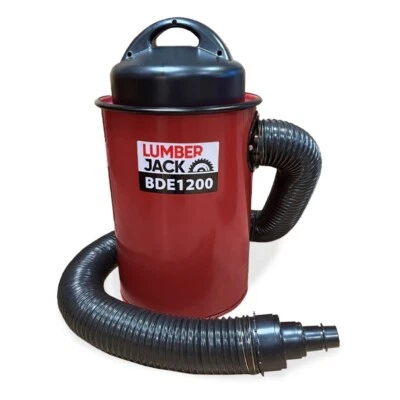 LUMBERJACK Dust Extractor 50L 1200W 0.5 Micron Filter Hose Adaptor Kit Woodworking Vacuum