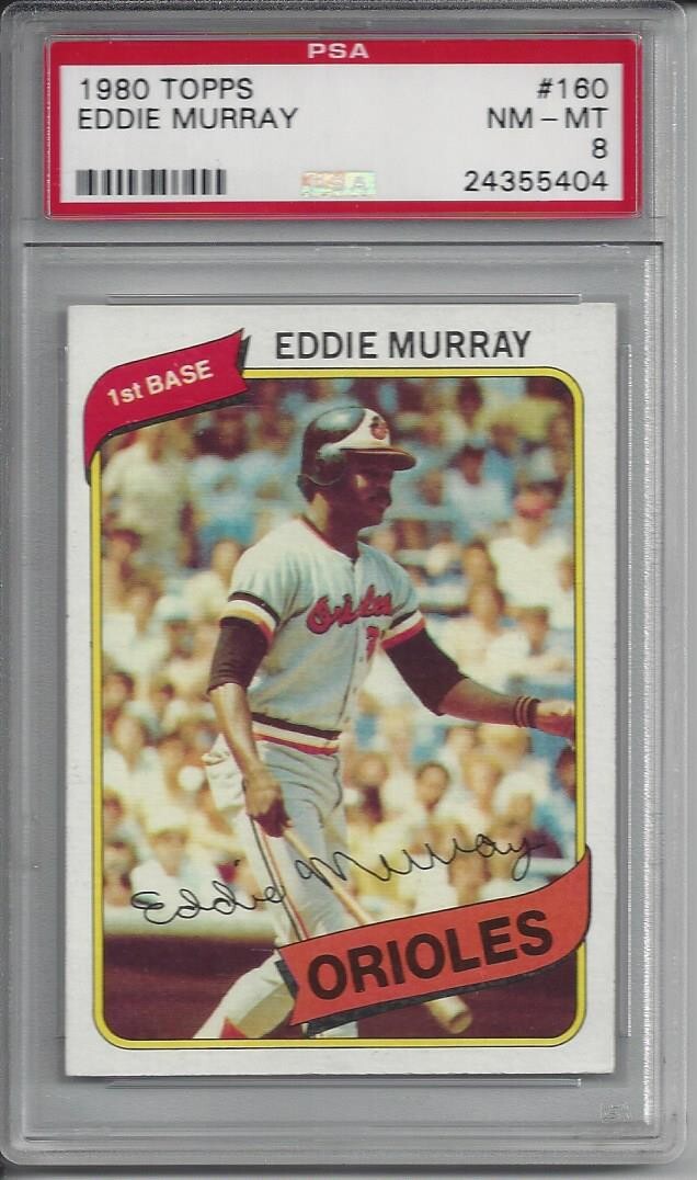 1980 Topps #160 Eddie Murray - PSA 8