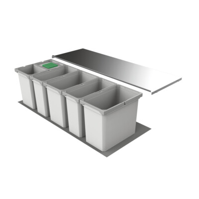 Abfallsorter Cox Box 2T/1200-6 mit sechsfach Trennung inkl. Biodeckel für 120...