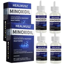 4 Pack Minoxidil 5% Extra Strength Men Hair Regrowth Treatment 4 Month Supply