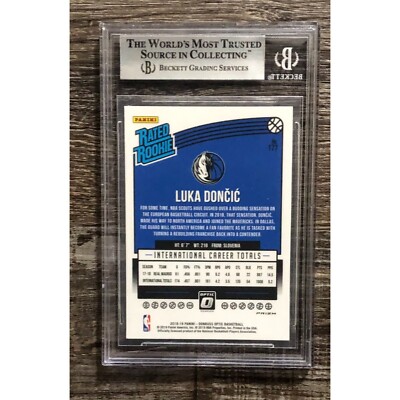 その他 BGS9 2018-19 Prizm Silver Luka Doncic RC 2018-19 Prizm Luka Doncic Silver Holo Prism Rookie Card PSA