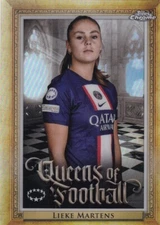 2022-23 Topps Chrome Womens UEFA Queens of Football #Q-10 Lieke Martens - Paris