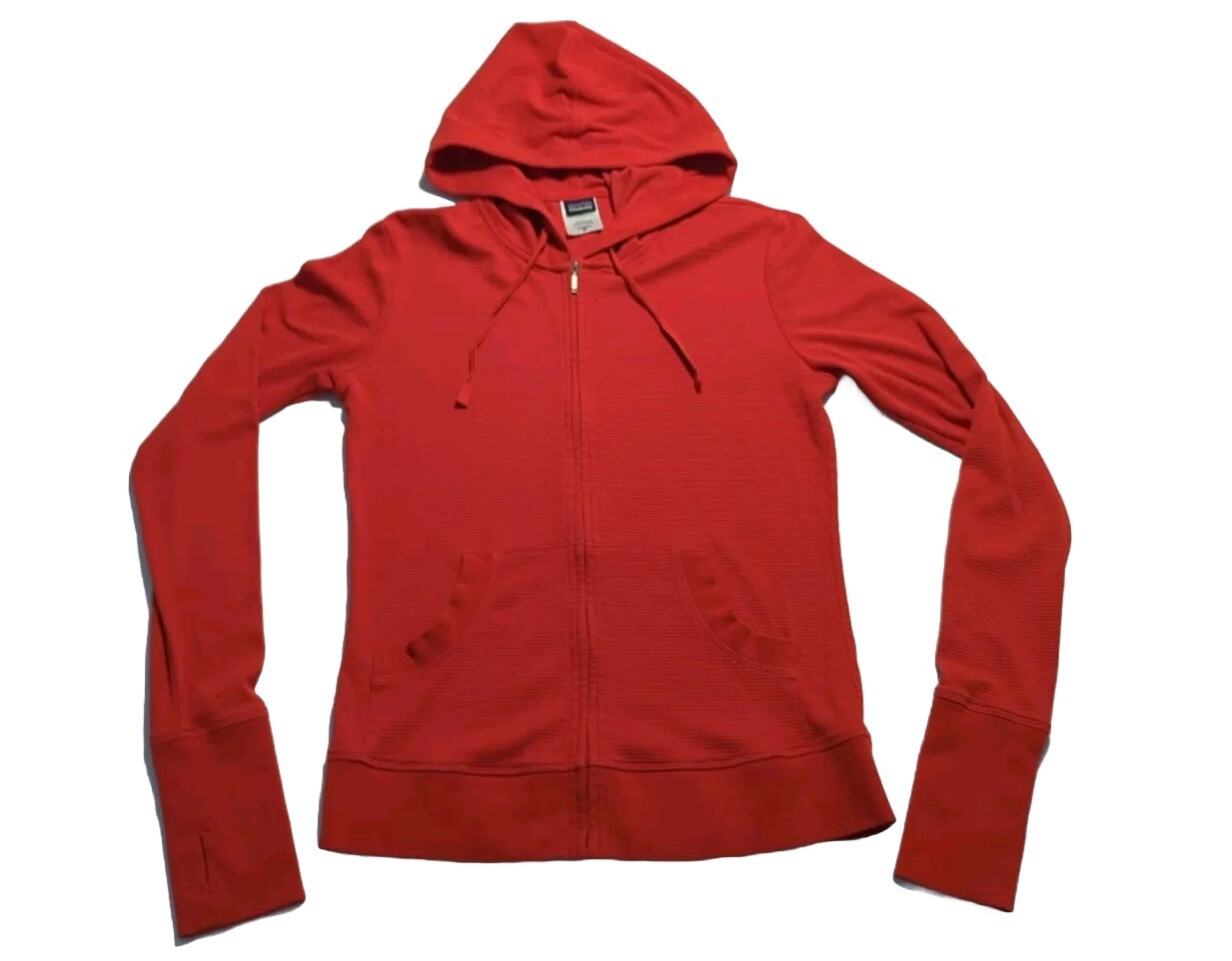 Chaqueta con Capucha Patagonia Para Mujer Mediana Mandeville Waffle Fusion Sunset
