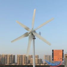 1000W 6 Blades Wind Generator 12V 24V 48V Wind Turbine With MPPT Controller