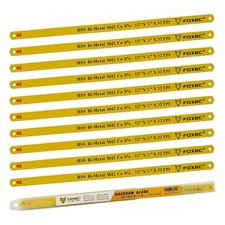 10-Pack M42 Bi-Metal 12 inch 32 TPI Hacksaw Blade , Metal Cutting