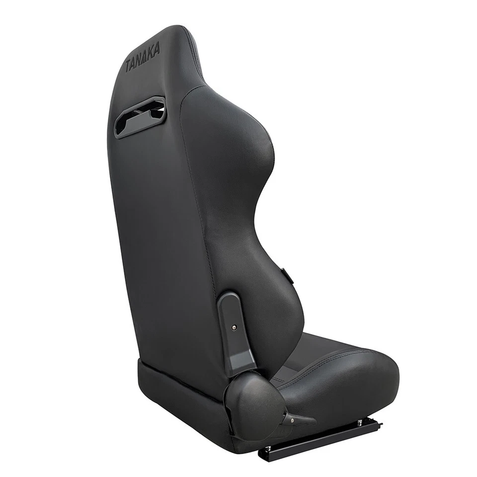 2X TANAKA PERFORATED PVC LEATHER RACING SEAT RECLINABLE + SLIDER FOR CHEVY ***** Foto 4 de 4