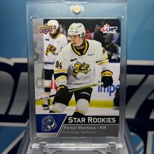 2022-23 UD CHL #361, PORTER MARTONE RC 🔥🔥🔥 Star Rookies Pre Rookie Card