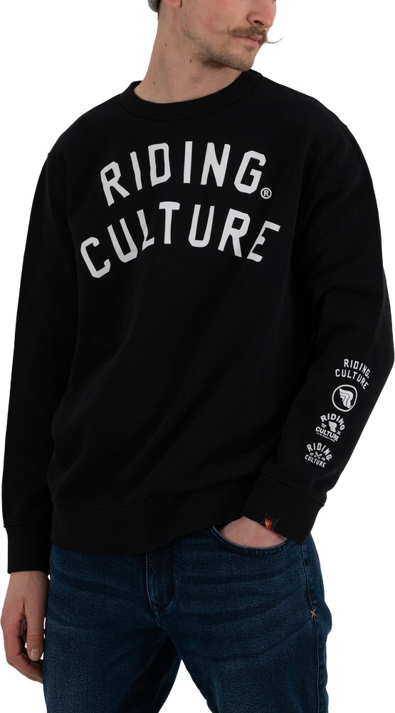 Свитер с логотипом Riding Culture by Rokker Черный