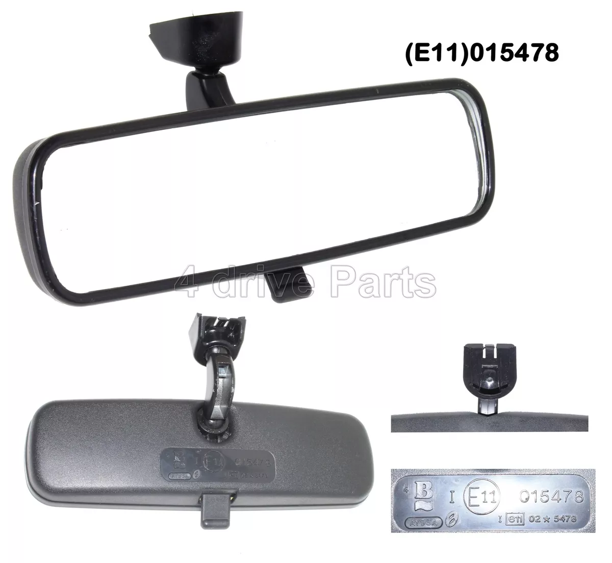 Ford Focus I Fusion Fiesta V 1998 2005 Interior Rear View Mirror E11 015478