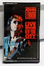 JOHN LENNON Live In New York City CASSETTE XDR TAPE 1986  TC-PCS 7301