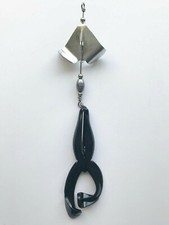 3/8-1/2 Weedless Topwater Aluminum Buzzbait w/ Black Frog.