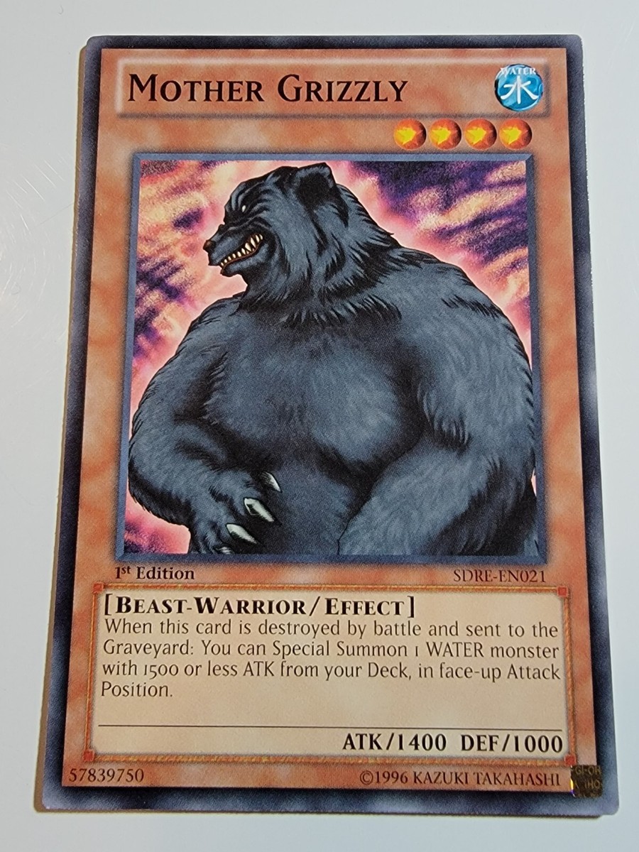 その他 L GEAR SOLID TRADING CARD GRIZZLY 25 Yugioh Mother Grizzly SDRE-EN021 Common 1st Edition | eBay