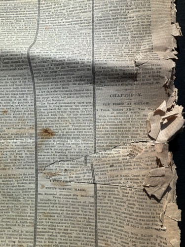 NEWSPAPER: 1875 - President U.S. Grant Dies - San Francisco Chronicle - Picture 8 of 12