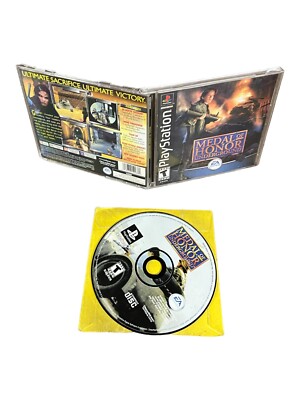 Sony PlayStation 1 PS1 CIB Complete  TESTED Medal of Honor: Underground BL