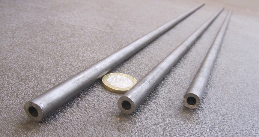 1 Piece DOM Steel Round Tube - 3" OD, 1/2" Wall, 5" Long, 1026 Steel, USA Made